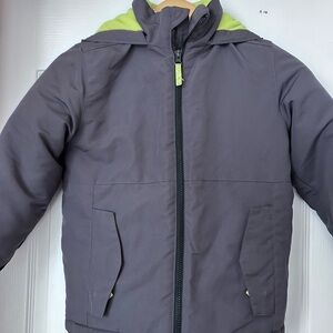 Athletech Charcoal Jacket with Lime Highlights